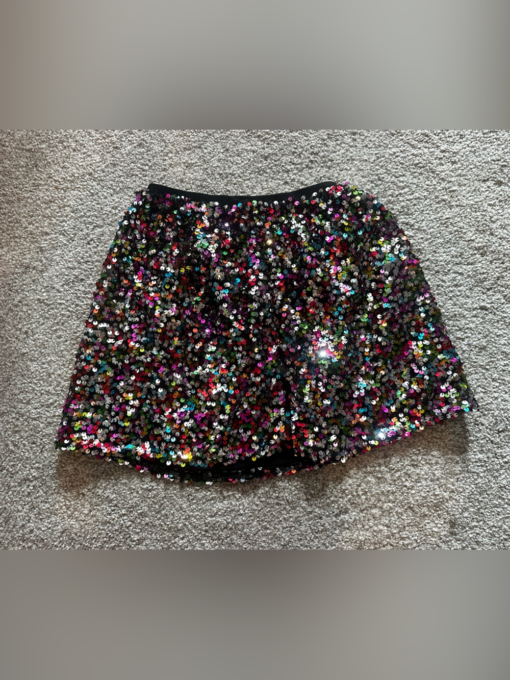 Girls Rainbow Sequin Skort – Size 6 – NWT